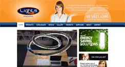 Desktop Screenshot of lightsplus.com.au