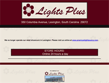 Tablet Screenshot of lightsplus.com